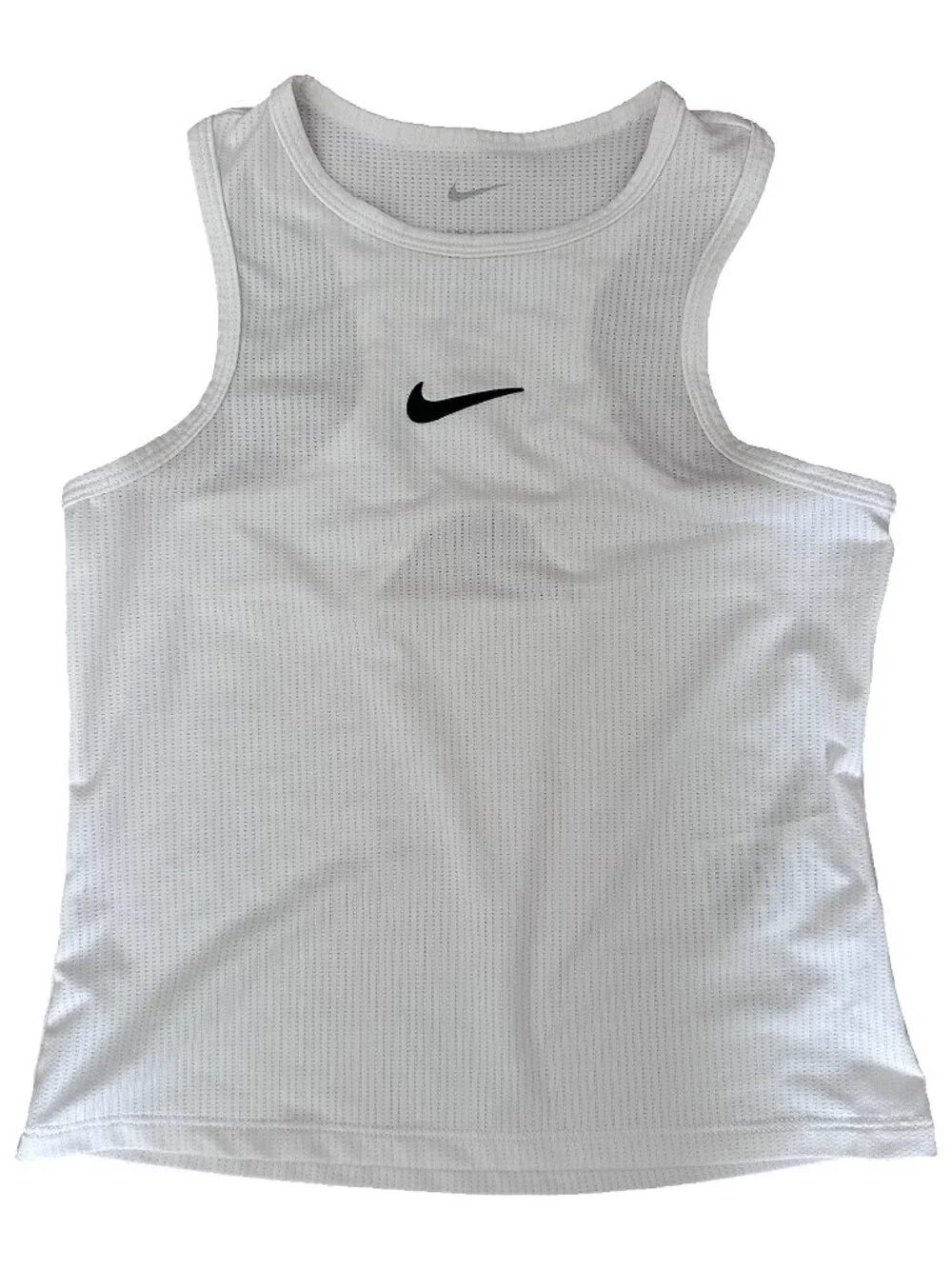 Nike Dri-FIT Girls Slim Fit Tank Top White XS